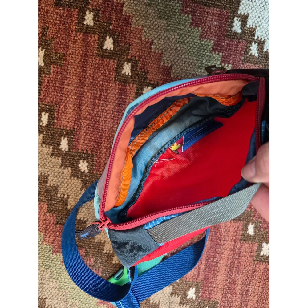 Cotopaxi Kapai 1.5L Hip Pack Del Dia Multicolor Repurposed Nylon Waist Bag - Picture 9 of 12
